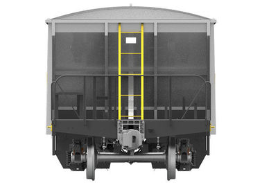 Yüksek Güvenilirlik Demiryolu Hopper Tren Araba 80km / saat Maksimum Çalışma Hızı Demiryolu Balast Hopper Vagonu