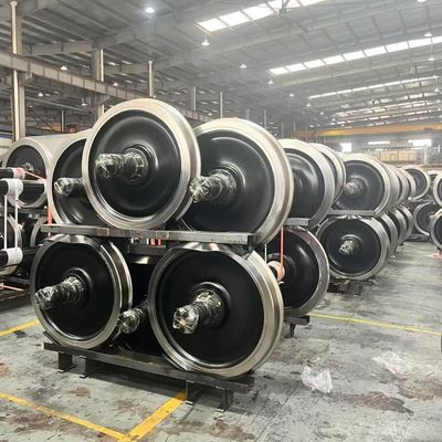 Vagonlar için 1000 mm Demiryolu Tekerlek Set 22.9T Axle Load Wagon Wheelset