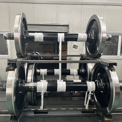 Vagonlar için 1000 mm Demiryolu Tekerlek Set 22.9T Axle Load Wagon Wheelset