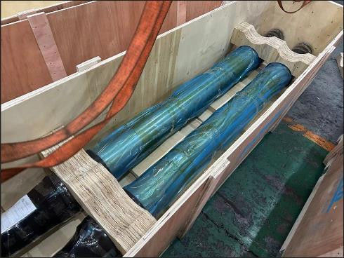 IRS R-16/95 Demiryolu Axle Dia 840mm Demiryolu vagonu için yarı bitmiş aks