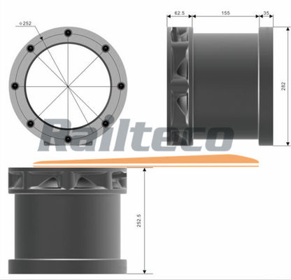 Y32MS Demiryolu Bogie Axle Box